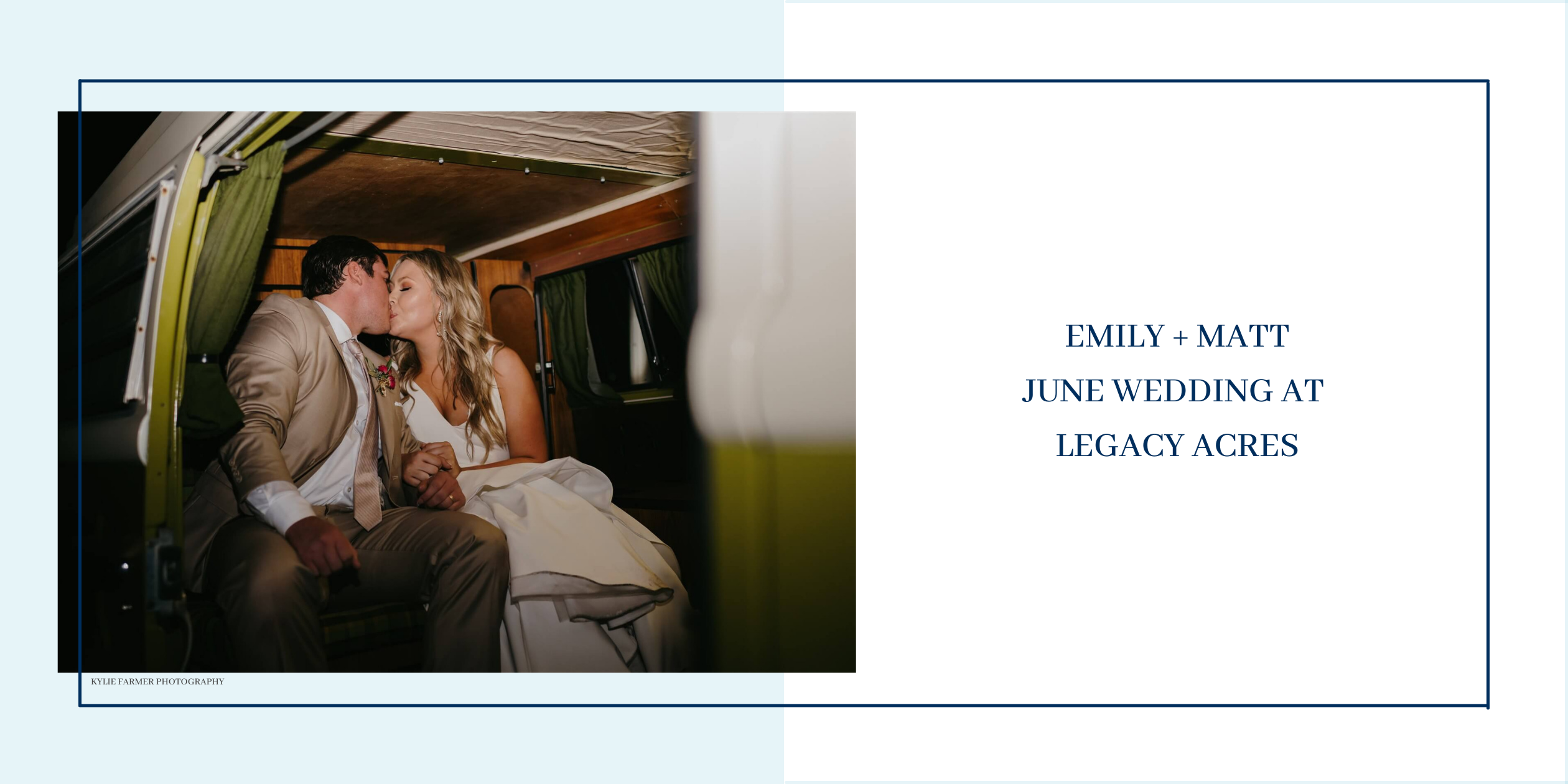 June wedding at Legacy Acres